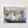 Edouard Manet - Monet in his Studio Boat Invitation