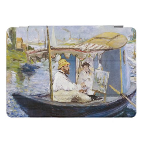 Edouard Manet _ Monet in his Studio Boat iPad Pro Cover