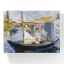 Edouard Manet - Monet in his Studio Boat Paperweight