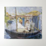 Edouard Manet - Monet in his Studio Boat Tapestry