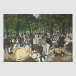 Edouard Manet - Music in the Tuileries Gardens Tissue Paper