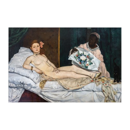 Edouard Manet _ Olympia Acrylic Print