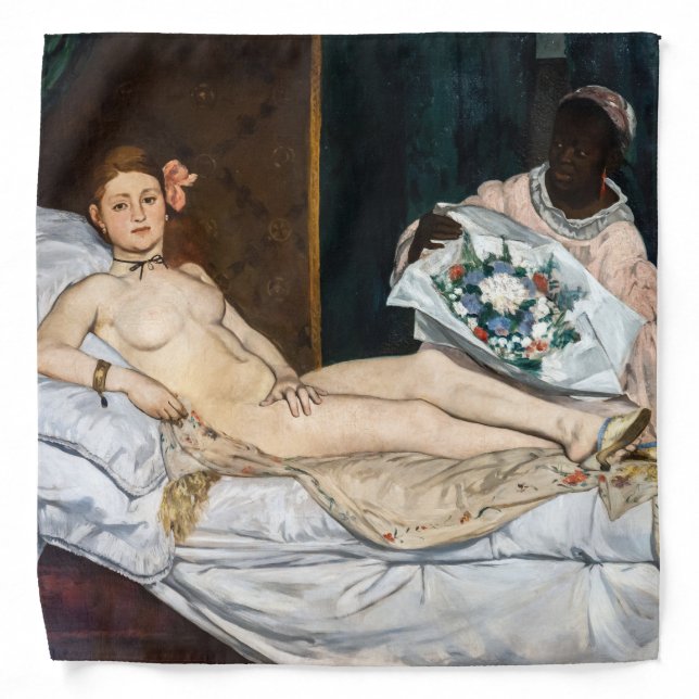 Edouard Manet - Olympia Bandana (Front)