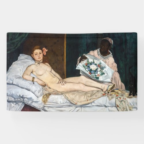 Edouard Manet _ Olympia Banner