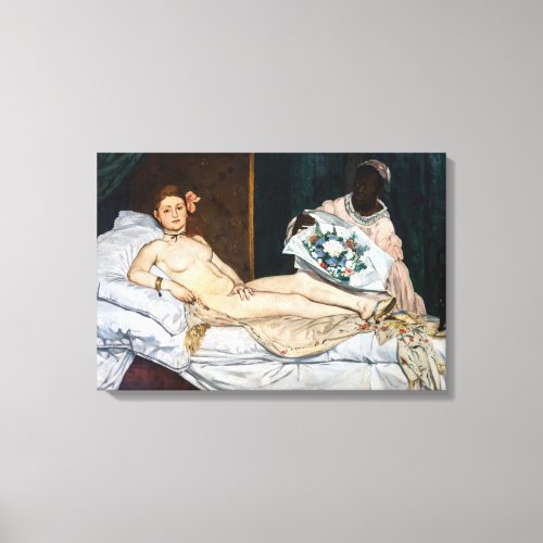Edouard Manet _ Olympia Canvas Print