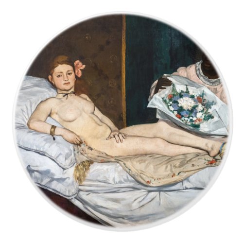 Edouard Manet _ Olympia Ceramic Knob