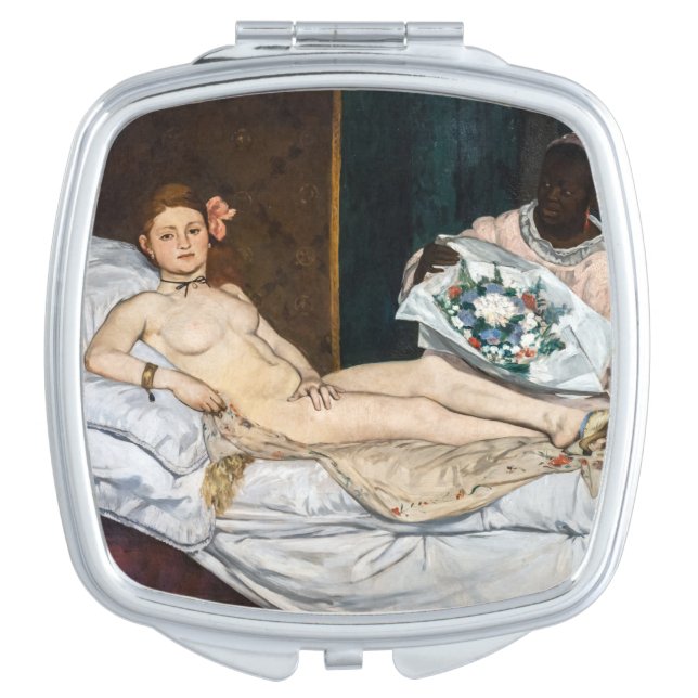 Edouard Manet - Olympia Compact Mirror (Front)