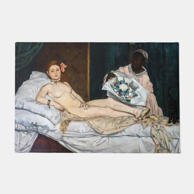 Edouard Manet - Olympia Doormat (Front)