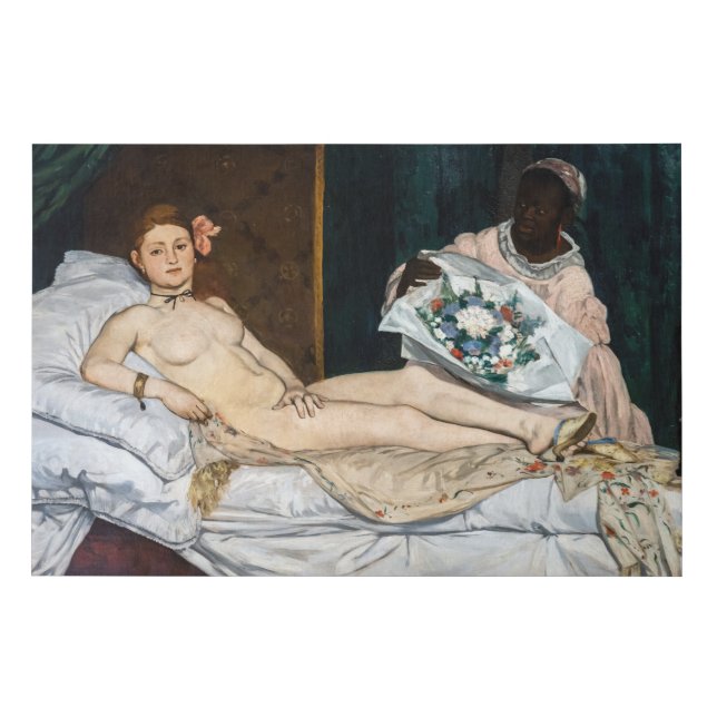 Edouard Manet - Olympia Faux Canvas Print (Front)