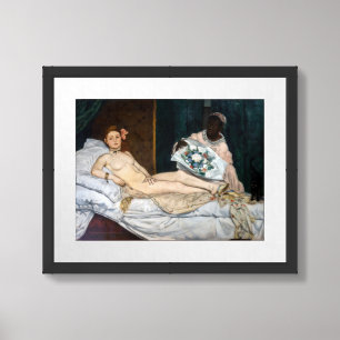 Edouard Manet - Olympia Framed Art