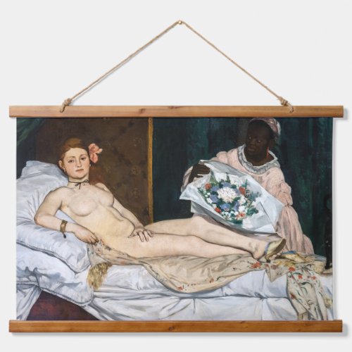 Edouard Manet _ Olympia Hanging Tapestry
