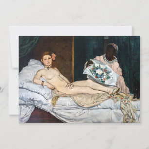 Edouard Manet - Olympia Invitation