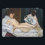 Edouard Manet - Olympia iPad Pro Cover<br><div class="desc">Olympia by Edouard Manet in 1863</div>