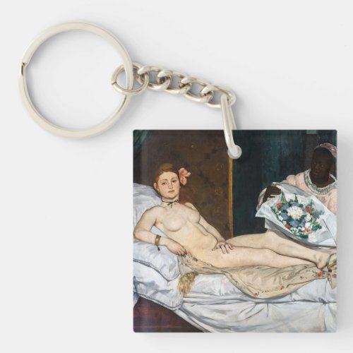 Edouard Manet _ Olympia Keychain
