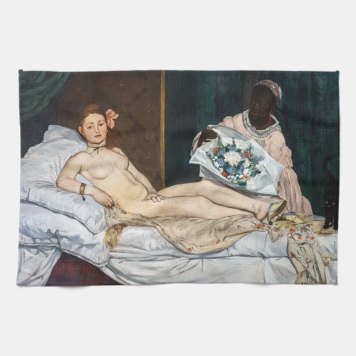 Edouard Manet _ Olympia Kitchen Towel
