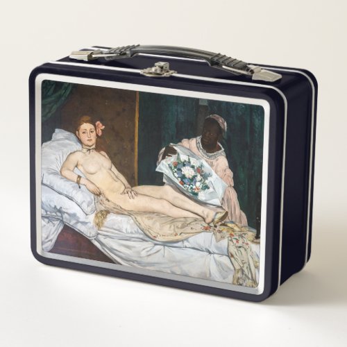 Edouard Manet _ Olympia Metal Lunch Box