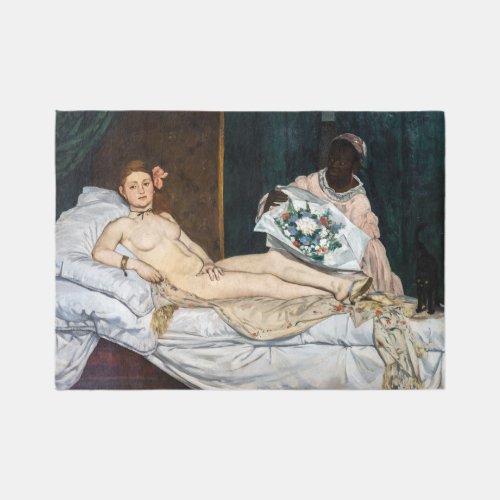 Edouard Manet _ Olympia Rug