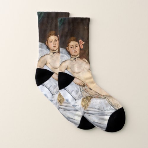 Edouard Manet _ Olympia Socks