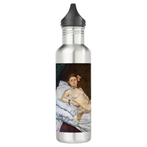 Edouard Manet _ Olympia Stainless Steel Water Bottle
