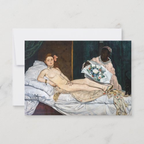 Edouard Manet _ Olympia Thank You Card