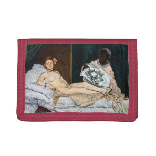Edouard Manet - Olympia Tri-fold Wallet