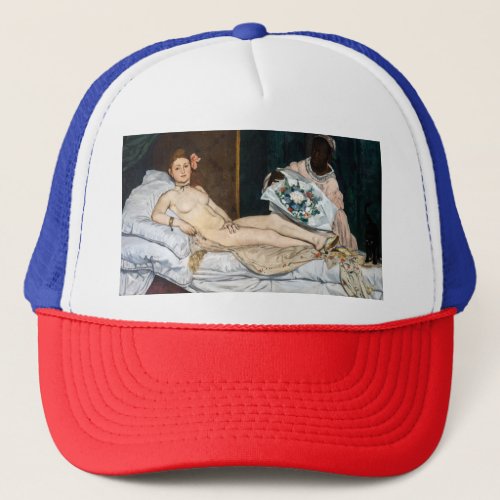 Edouard Manet _ Olympia Trucker Hat