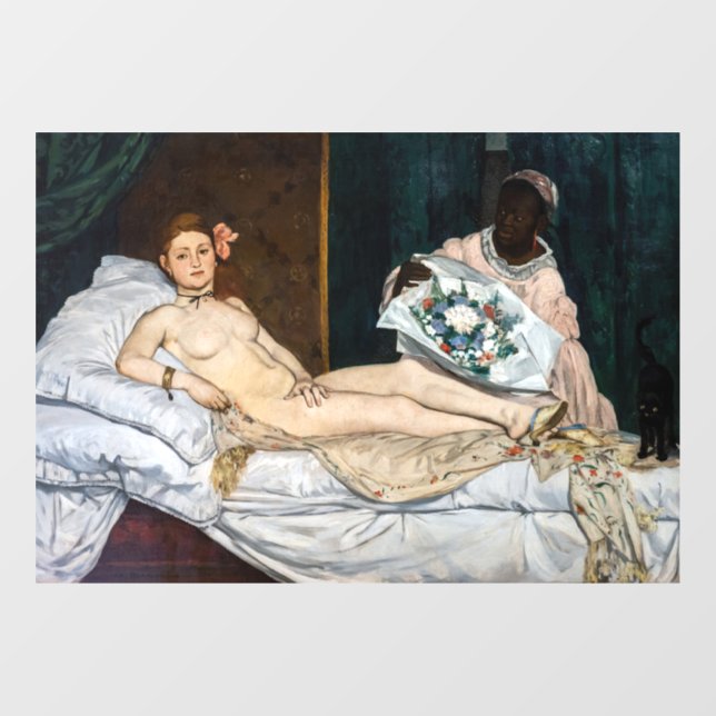 Edouard Manet - Olympia Window Cling (Sheet)
