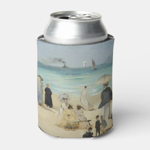 Edouard Manet _ On the Beach Boulogne_sur_Mer Can Cooler