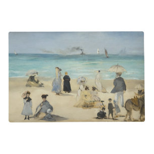 Edouard Manet - On the Beach, Boulogne-sur-Mer Placemat