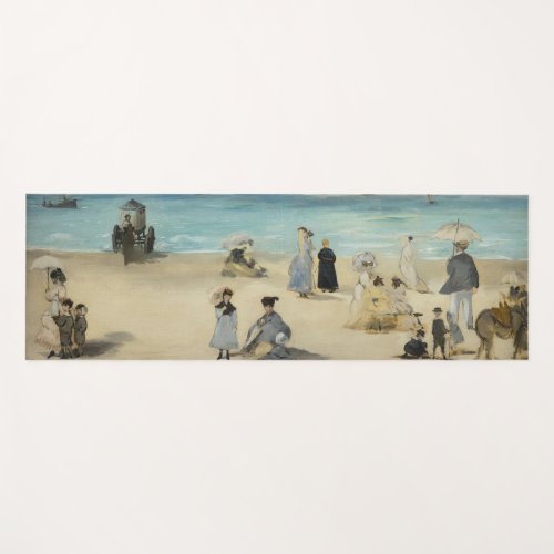 Edouard Manet _ On the Beach Boulogne_sur_Mer Yoga Mat