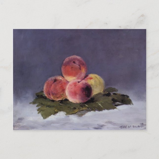 Edouard Manet- Peaches Postcard (Front)