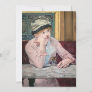 Edouard Manet - Plum Brandy Thank You Card