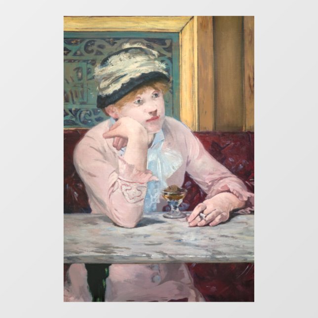 Edouard Manet - Plum Brandy Window Cling (Sheet)