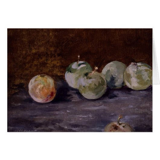 Edouard Manet - Plums Cards (Front Horizontal)