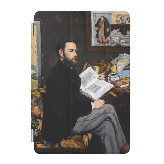 Edouard Manet - Portrait of Emile Zola iPad Mini Cover (Front)