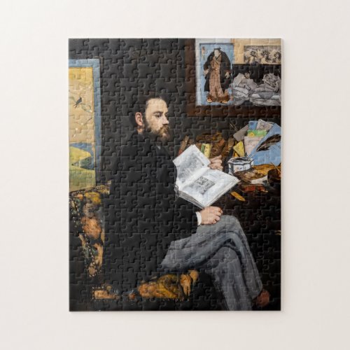 Edouard Manet _ Portrait of Emile Zola Jigsaw Puzzle