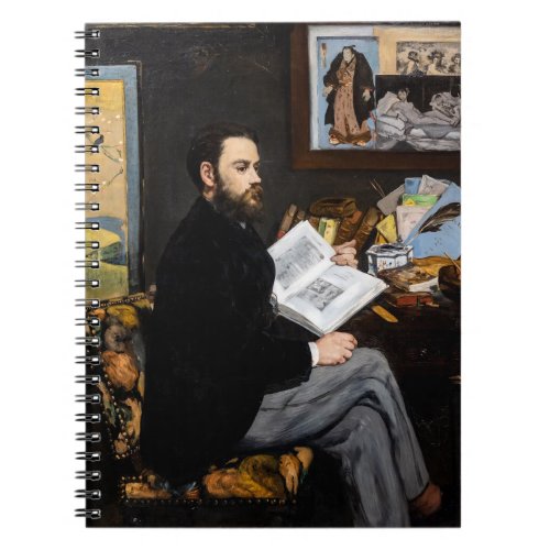 Edouard Manet _ Portrait of Emile Zola Notebook