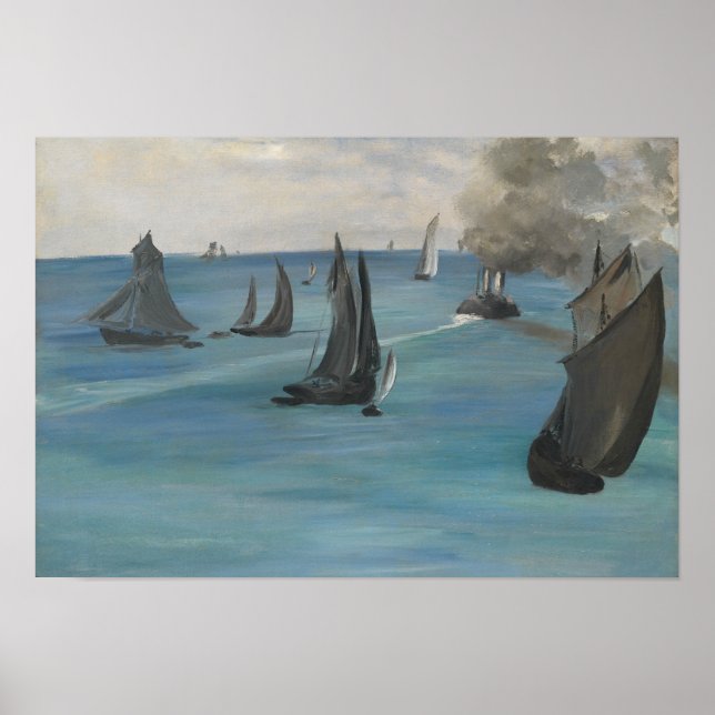 Edouard Manet - Sea View, Calm Weather Poster (Front)