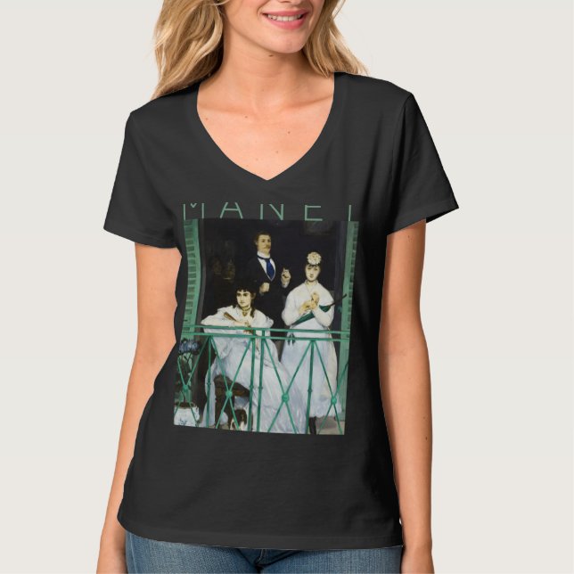 Édouard Manet  The Balcony  for Artists T-Shirt (Front)