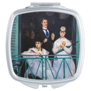 Edouard Manet - The Balcony / Le Balcon Compact Mirror