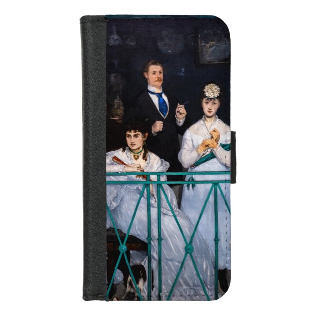 Edouard Manet - The Balcony / Le Balcon iPhone Wallet Case (Front)