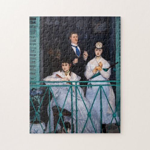 Edouard Manet _ The Balcony  Le Balcon Jigsaw Puzzle