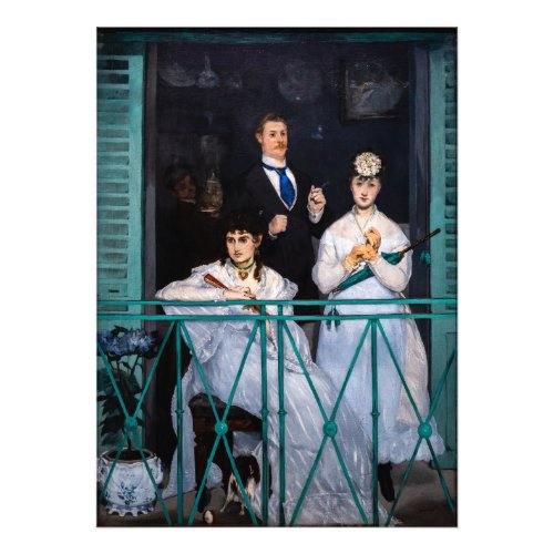 Edouard Manet _ The Balcony  Le Balcon Photo Print