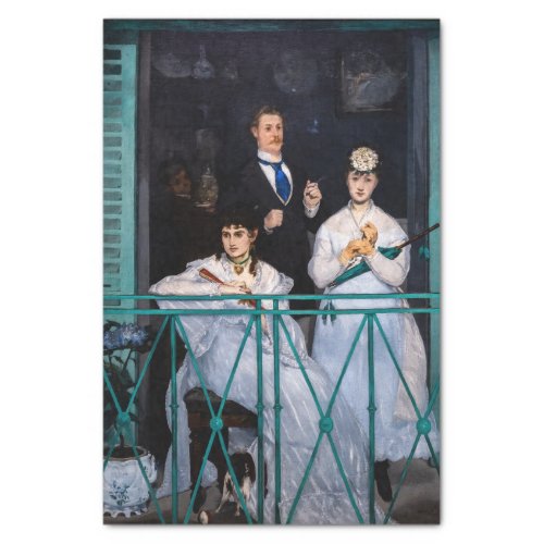 Edouard Manet _ The Balcony  Le Balcon Tissue Paper