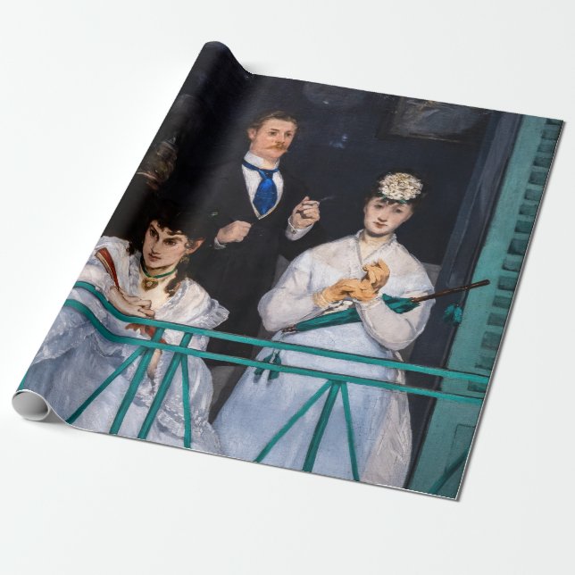 Edouard Manet - The Balcony / Le Balcon Wrapping Paper (Unrolled)