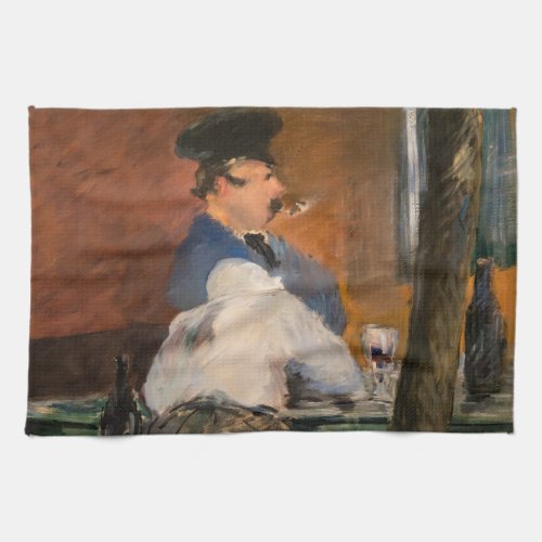 Edouard Manet _ The Bar Le Bouchon Kitchen Towel