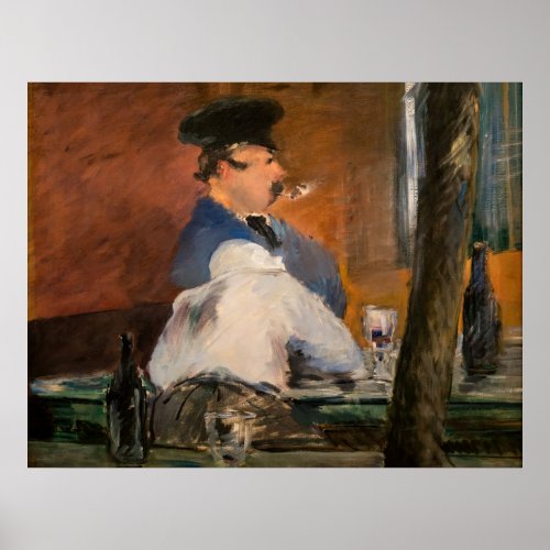 Edouard Manet _ The Bar Le Bouchon Poster