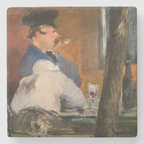 Edouard Manet _ The Bar Le Bouchon Stone Coaster