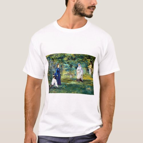 Edouard Manet The Croquet Game T_Shirt