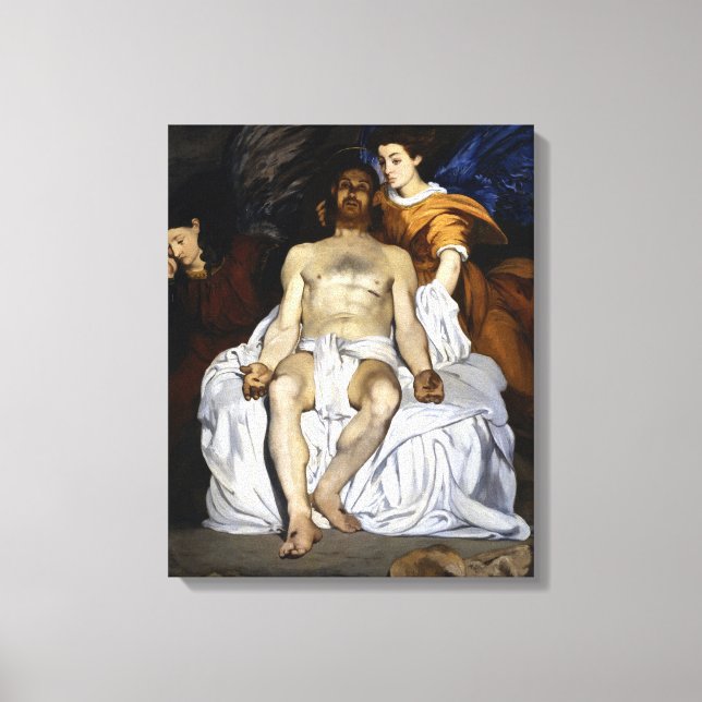 Édouard Manet The Dead Christ with Angels Canvas Print (Front)